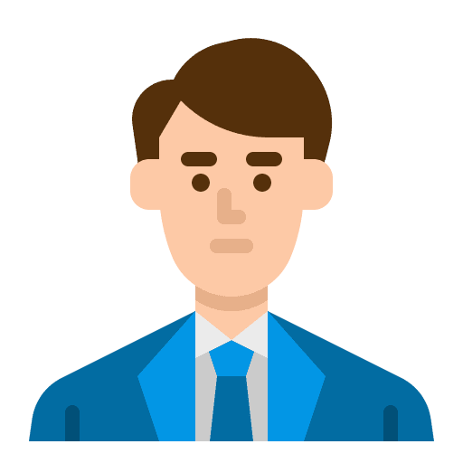 Bussiness man people man tie icon