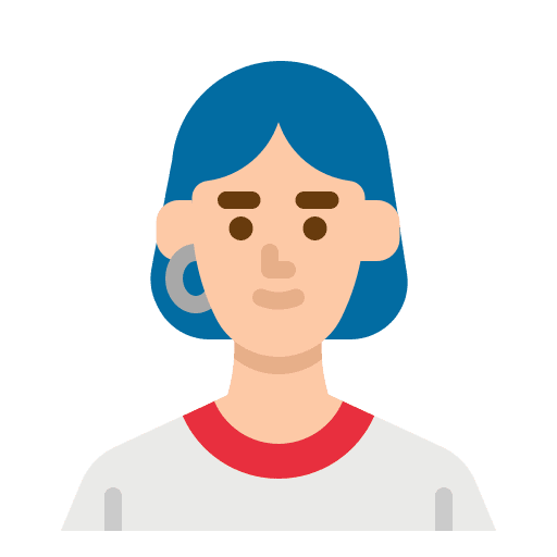 Designer woman occupation avatar icon Designer woman occupation avatar icon