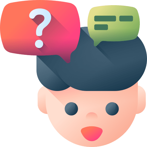 Q&a doubt conversation chat bubble icon