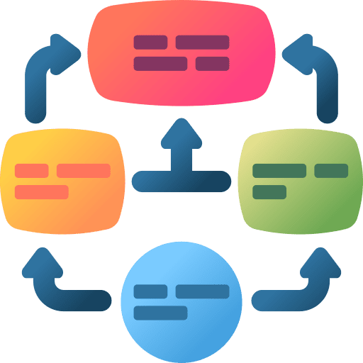 Work workflow browser organization icon