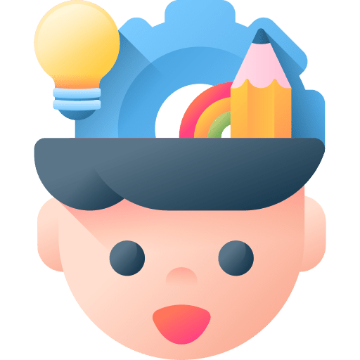 Design thinking user emotion intelligence icon