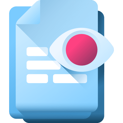 Review archive file files and folders icon
