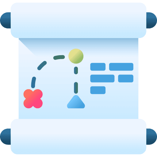 Strategy plan strategy analysis icon