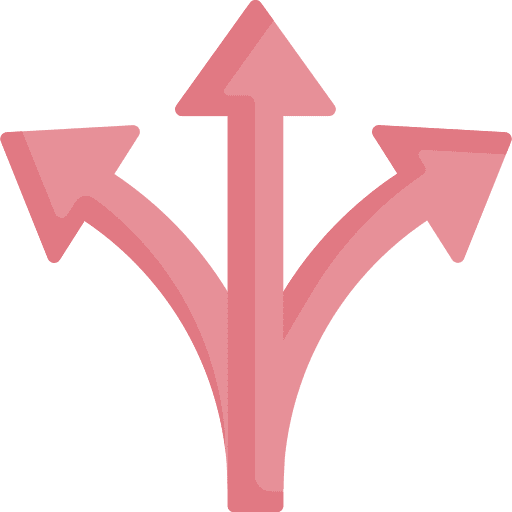 Direction left arrow signaling icon Direction left arrow signaling icon