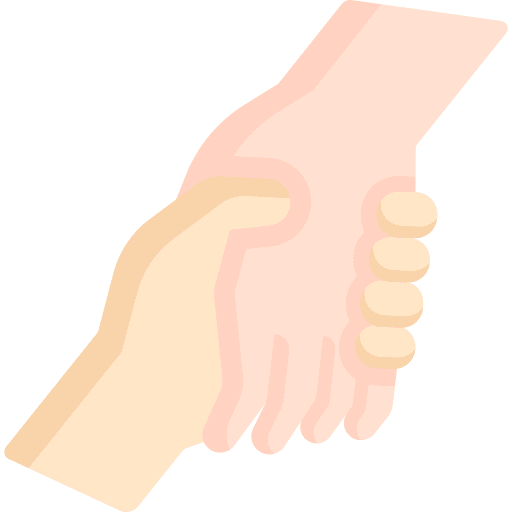 Support team hands and gestures hand icon Support team hands and gestures hand icon