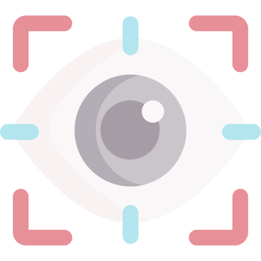 Focus target vision ui icon Focus target vision ui icon