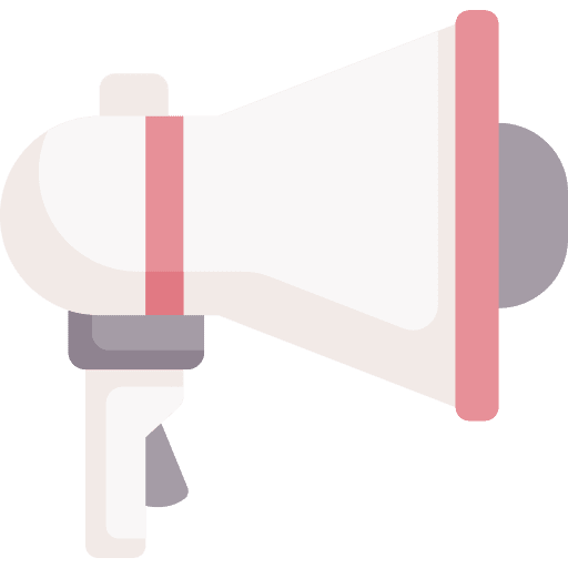 Megaphone announcement promotion marketing icon Megaphone announcement promotion marketing icon