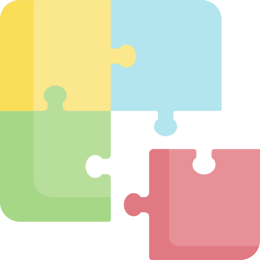 Puzzle jigsaw fit hobbies and free time icon Puzzle jigsaw fit hobbies and free time icon