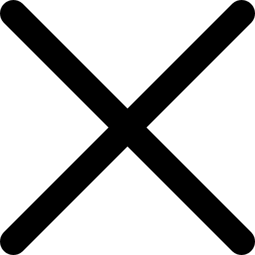 Cancel cross failure cross out icon