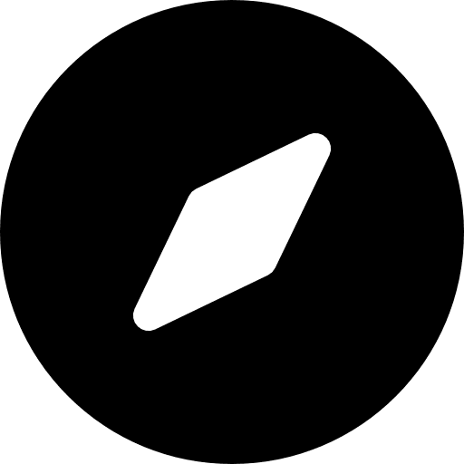 Cardinal point orientation compass cardinal point icon