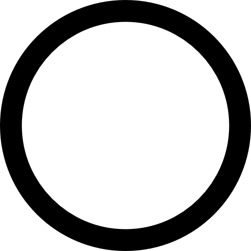Empty seo and web empty round icon
