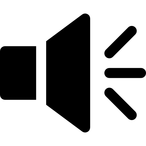 Loudspeaker megaphone volume interface icon