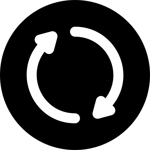 Rotation rotation loop recurrent icon