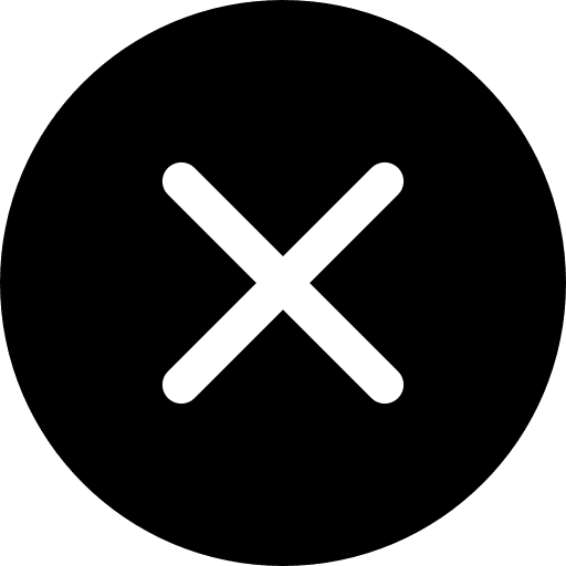 Cancel stop delete interface icon