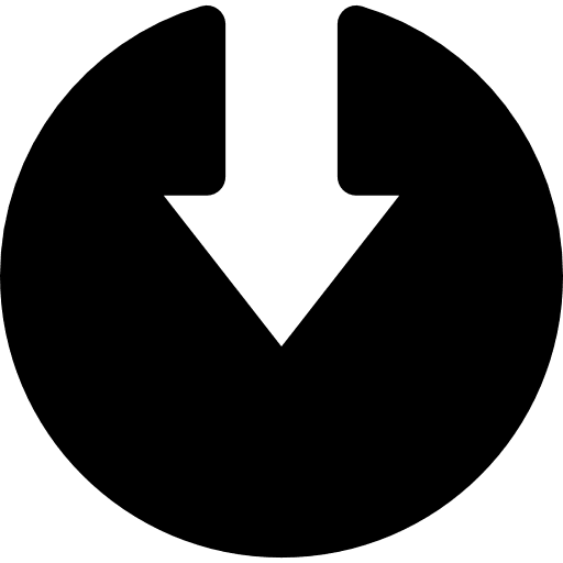 Down arrow down arrow download direction icon