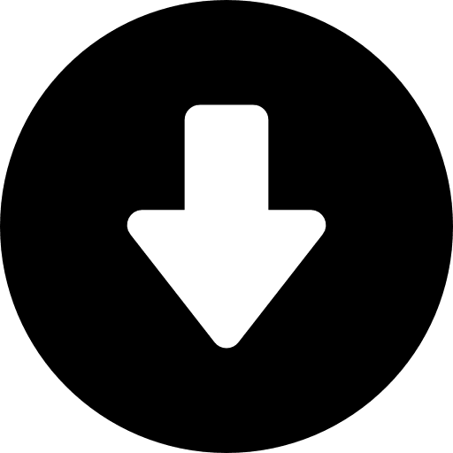 Down arrow seo and web low download icon