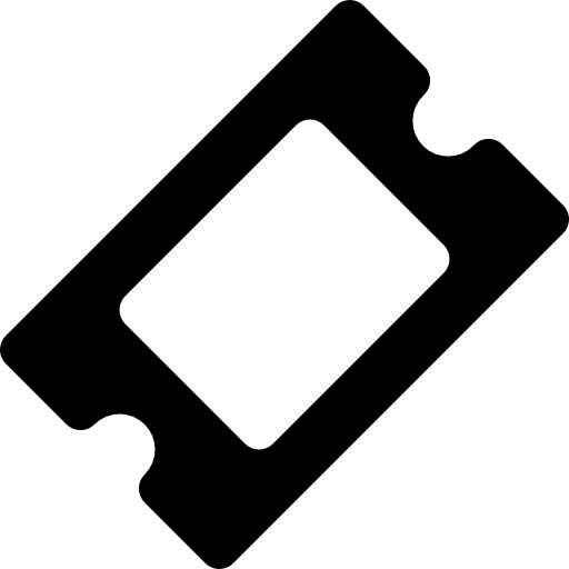 Entry tickets seo and web pass icon