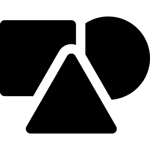 Geometry seo and web circle shapes icon