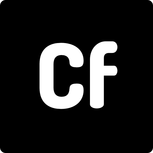 Cf seo and web collate abbreviation icon