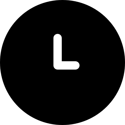 Minute interface hour time icon