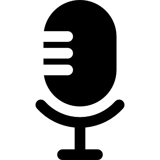 Mic networking microphone seo and web icon