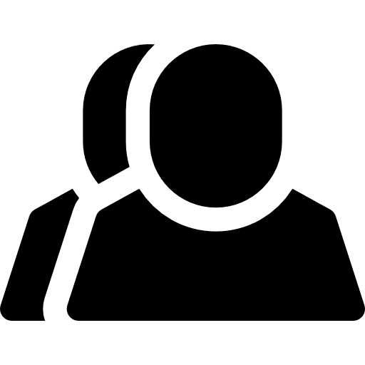 User user seo and web silhouette icon