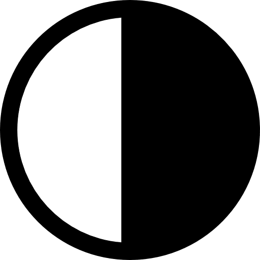 Contrast button interface configuration icon