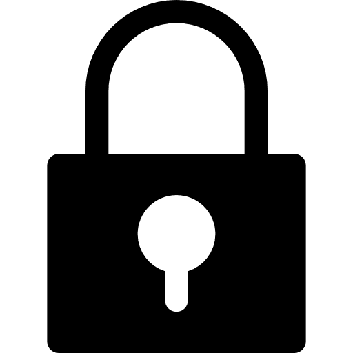 Padlock locked padlock caps lock icon