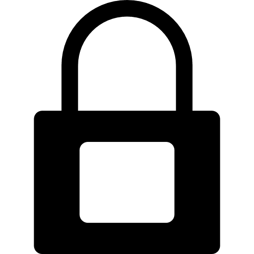 Padlock padlock lock seo and web icon