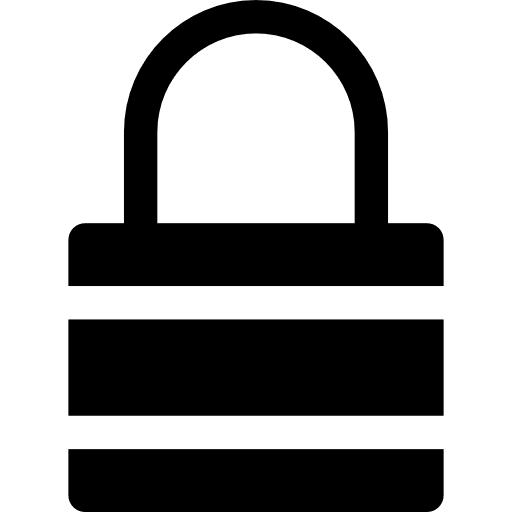 Padlock security padlock locked icon