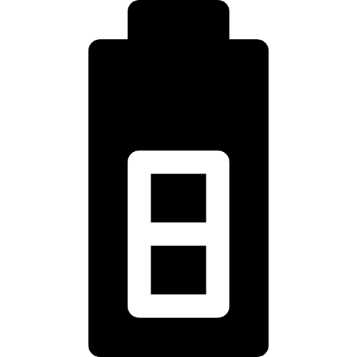 Status seo and web energy battery icon