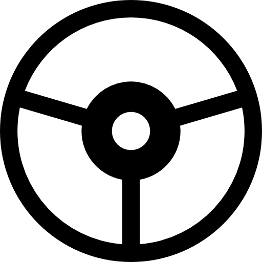 Steering seo and web transport wheel icon