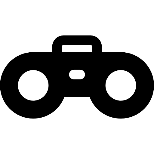 Binoculars networking search seo and web icon