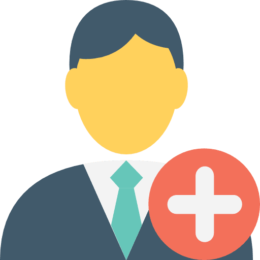 Add user contact person avatar add icon