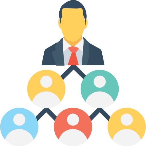 Hierarchical structure manager hierarchical structure supervisor icon
