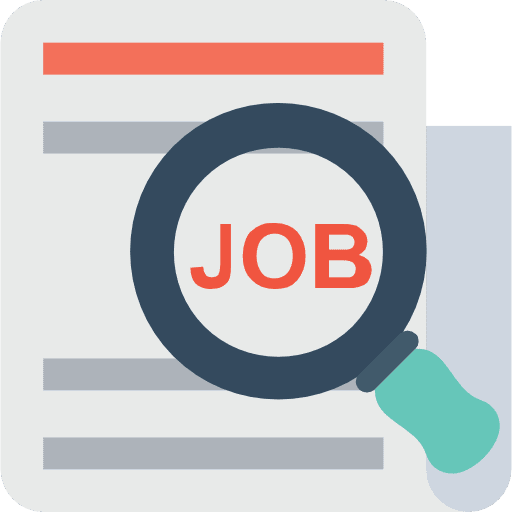Job search interface job job search icon