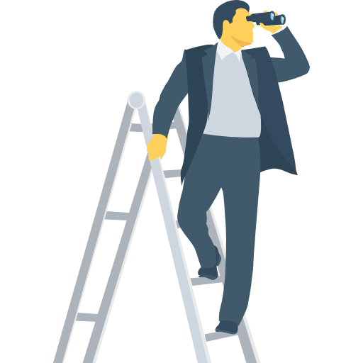 Ladder people ladder job icon