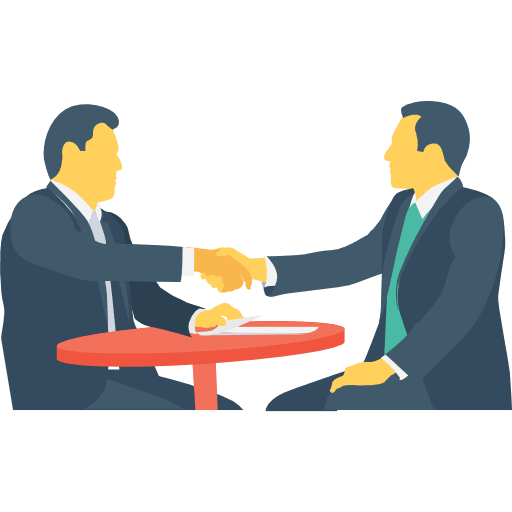 Meeting human resources meeting interview icon