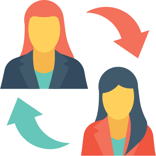 Exchange exchange social networking icon