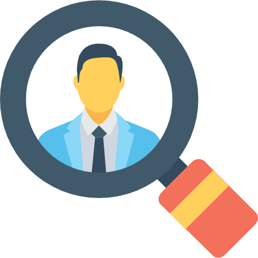 Loupe search loupe magnifying glass icon