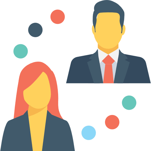 Exchange conversation exchange people icon
