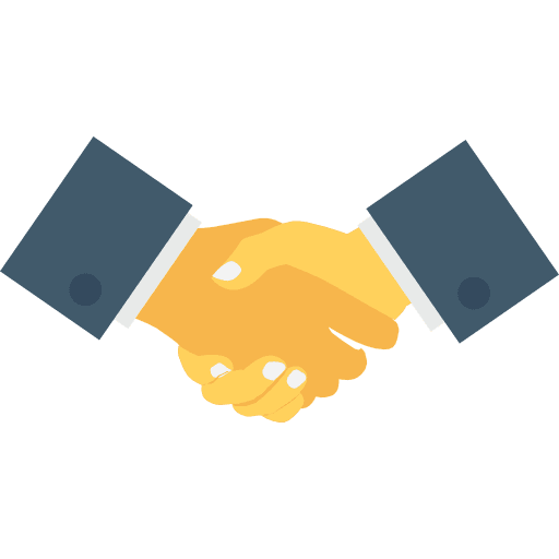 Handshake deal agreement gestures icon