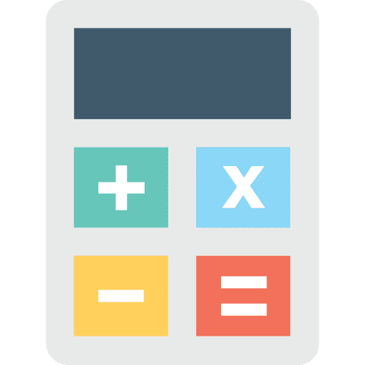 Calculator calculator buttons business and finance icon