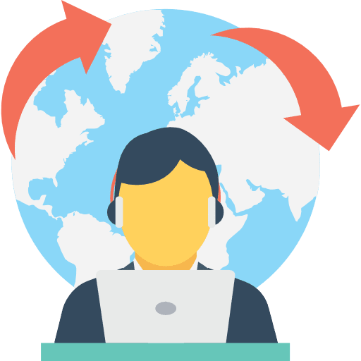 Laptop employee businessman laptop icon