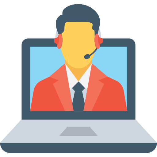 Laptop technology stick man laptop icon