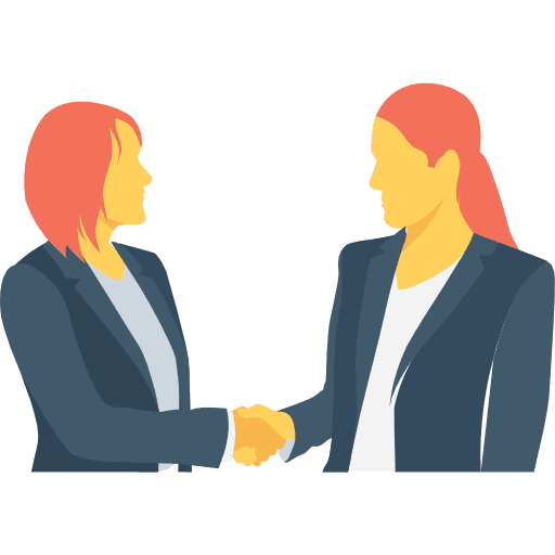 Meeting people meeting communication icon