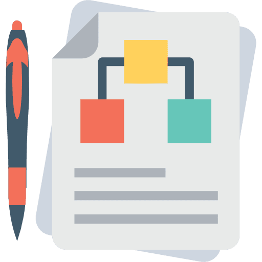 File interface files and folders document icon