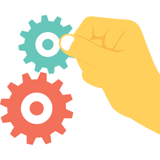 Settings seo and web settings cogwheel icon