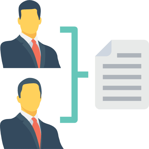 Curriculum worker application seo and web icon