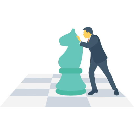 Strategy piece miscellaneous knight icon